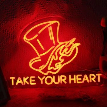 Take Your Heart Neon Sign