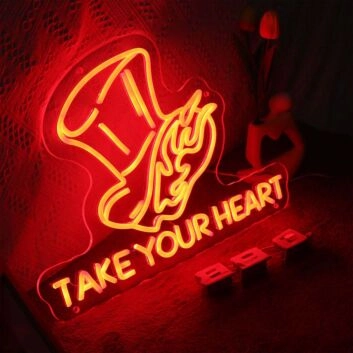 Take Your Heart Neon Sign