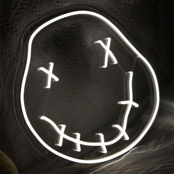 Funny Goofy Face Neon Sign