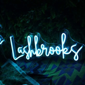 The Lashbaooks Neon Sign
