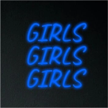 Girls Girls Girls Neon Sign Neon Wall Sign
