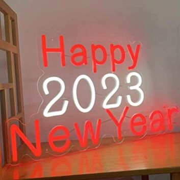 Led Neon Sign Merry Christmas Neon Light Happy New Year Light Sign