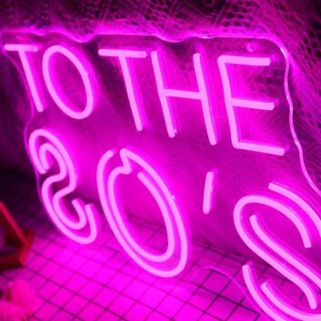 To The 80&#039;s Neon Sign