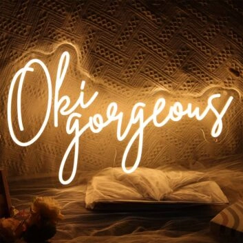 Oki Goageous Neon Sign