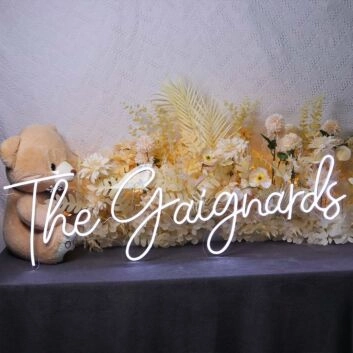 The Gaignards Neon Sign