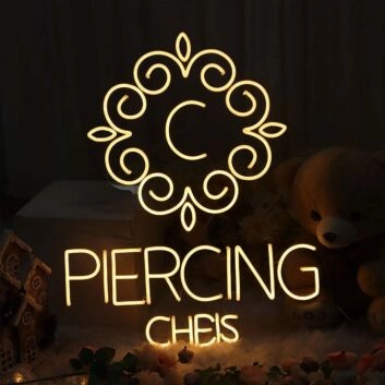 Piercing Chris Neon Sign