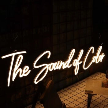 The Sound Of Color Neon Sign