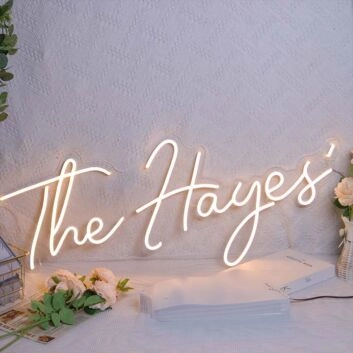 The Hayes Neon Sign