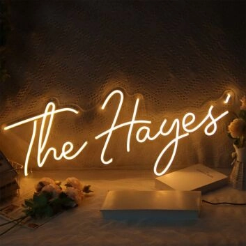 The Hayes Neon Sign