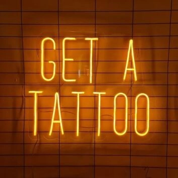 Get A Tattoo Neon Sign MC