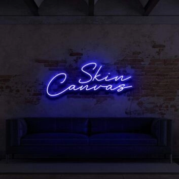 Skin Canvas For Tattoo Studio Neon Sign