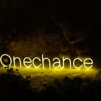 One Chance Neon Sign