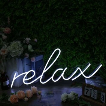 Relax LED Neon Sign