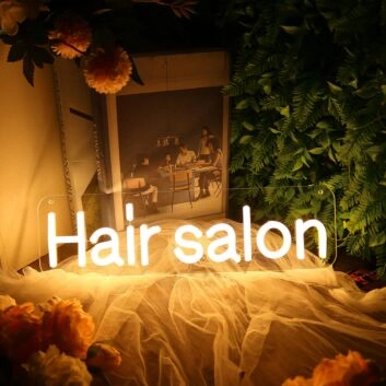 Hair Salon Neon Sign