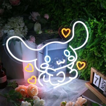 Cinnamon Dog Neon Sign