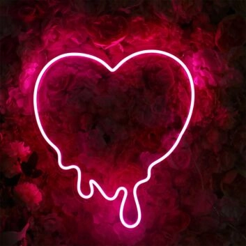 Melting Heart Neon Sign