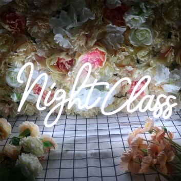 Night Class Neon Sign
