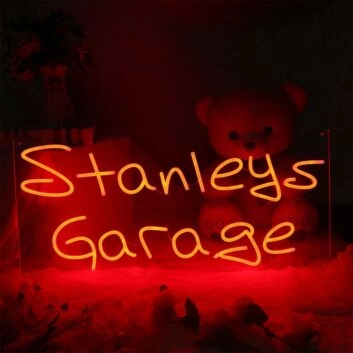 Stanleys Garage Neon Sign
