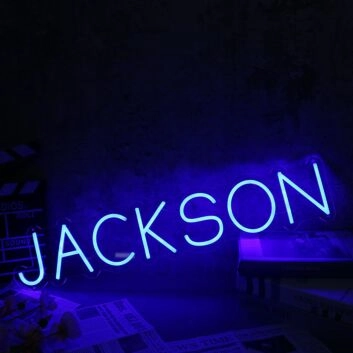 JACKSON Neon Sign