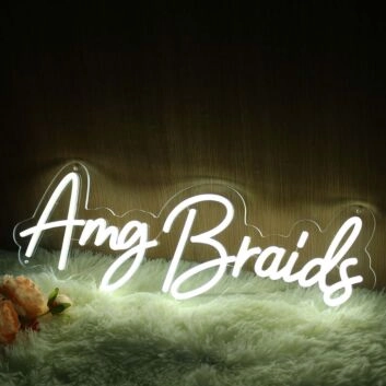 Amg Braids Neon Sign