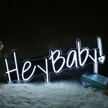 Hey Baby Neon Sign