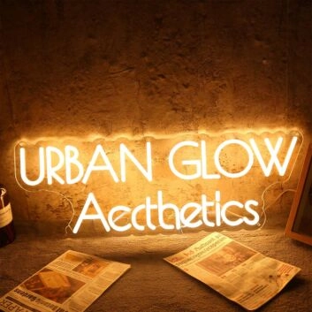 Urban Glow Aesthetics Neon Sign