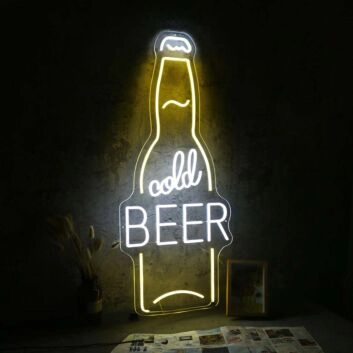 Cold Beer Neon Sign