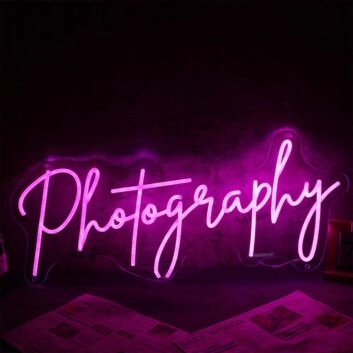 Photography Neon Sign