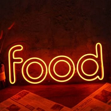 FOOD Neon LED Sign