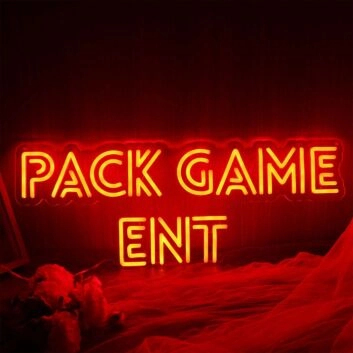 Pack Game Ent Neon Sign