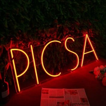 PLCSA Red Neon Sign