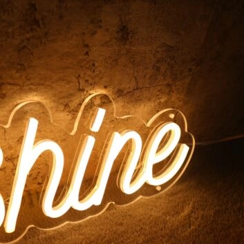 Sunshine Yellow Neon LED Sign