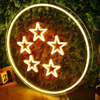 Five Stars Dragon Ball Neon Sign