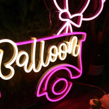 Palowa&#039;s Balloon Car Neon Sign from 30inch