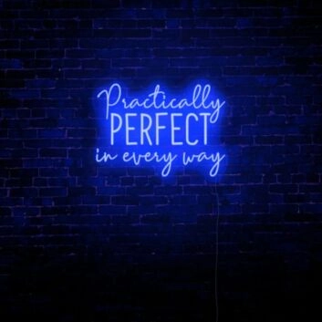 Practically Perfect LED Neon Sign