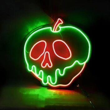 Poison Apple LED Neon Sign