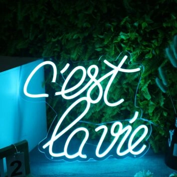 C'est Lavie Neon Sign