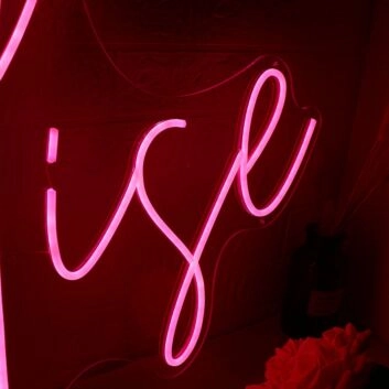 Elise Red Neon LED Sign