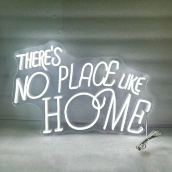 Theres No Place Like Home V2 LED Light Sign