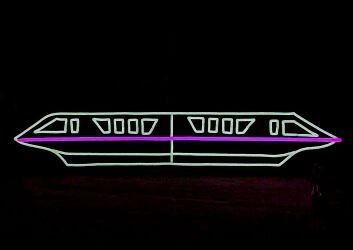 Monorail LED Neon Sign