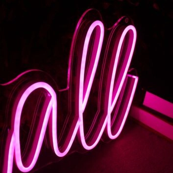 Kyndall Pink Neon Sign