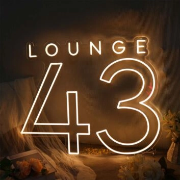 Lounge 43 Neon Sign