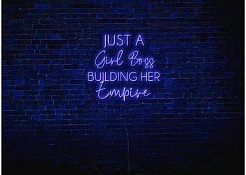 Just A Girl Boss Building Her Empire LED Neon Sign