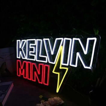 Mini Kelvin Custom Neon Sign