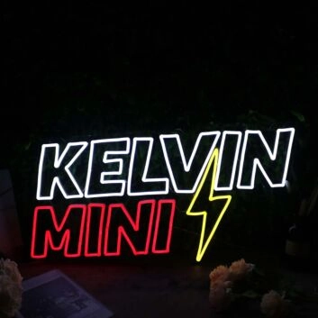 Mini Kelvin Custom Neon Sign