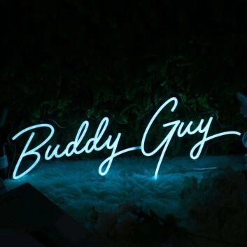 Buddy Guy Blue Neon Sign