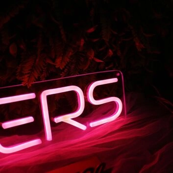 Neers Red Custom Neon Sign