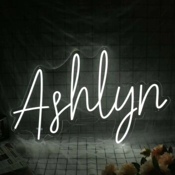 Ashlyn White Neon Sign
