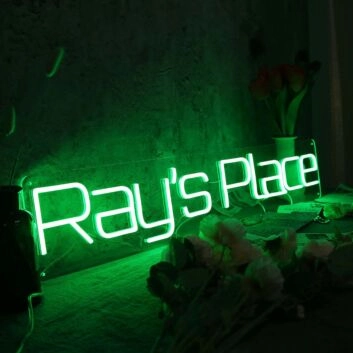 Ray&#039;s Place Green Neon Sign