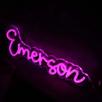 Emerson Pink Neon Sign
